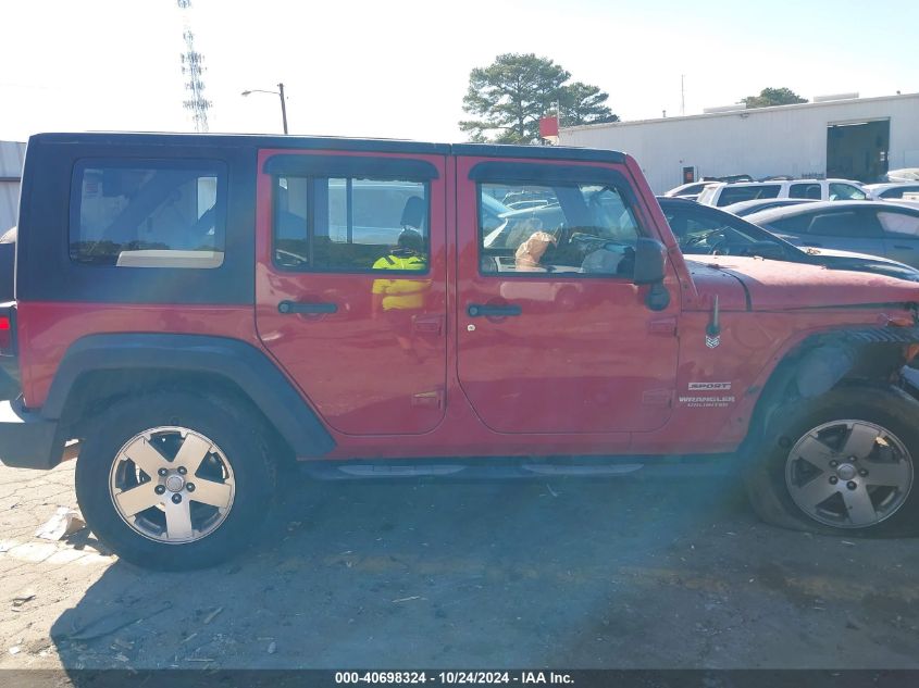 2010 Jeep Wrangler Unlimited Sport VIN: 1J4BB3H15AL150309 Lot: 40698324