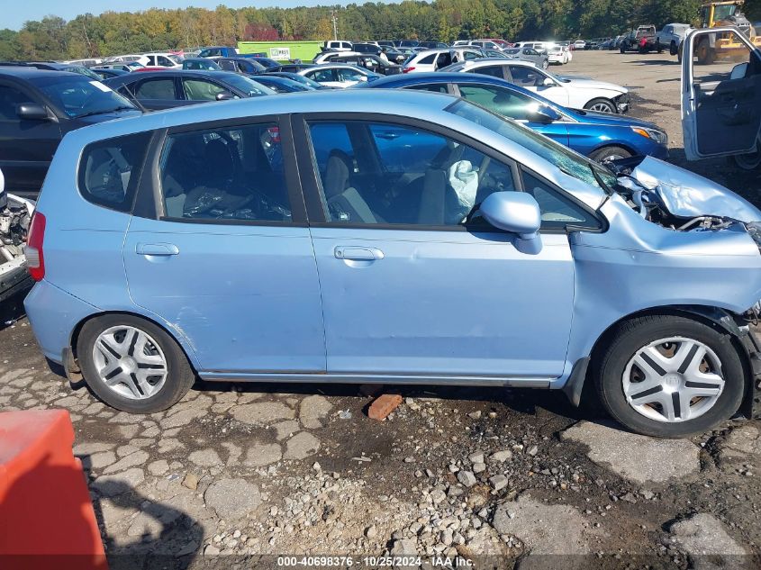 2008 Honda Fit VIN: JHMGD38478S035614 Lot: 40698376