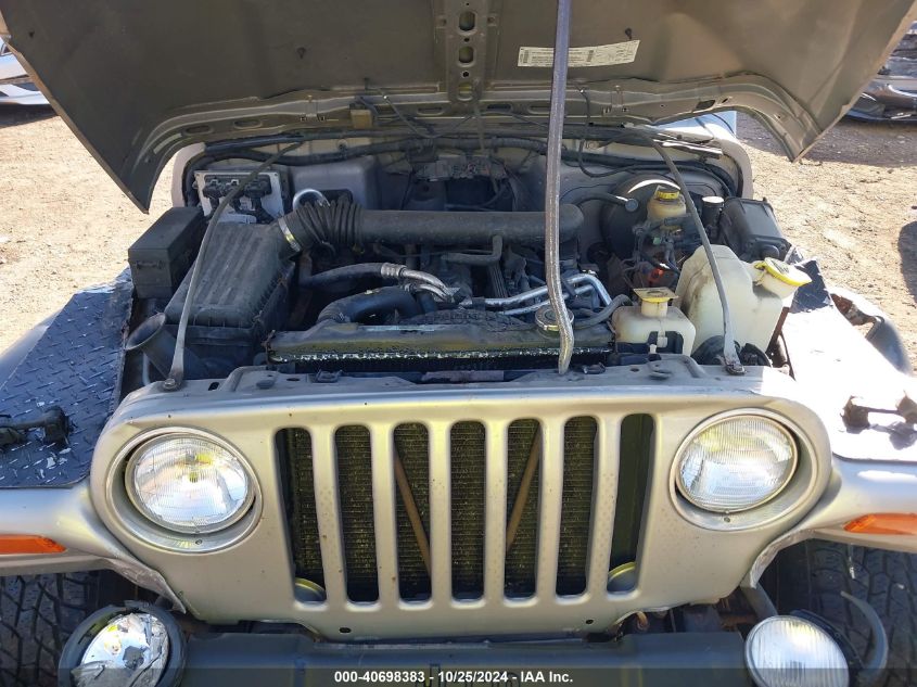 2000 Jeep Wrangler Sport VIN: 1J4FA49S2YP711859 Lot: 40698383