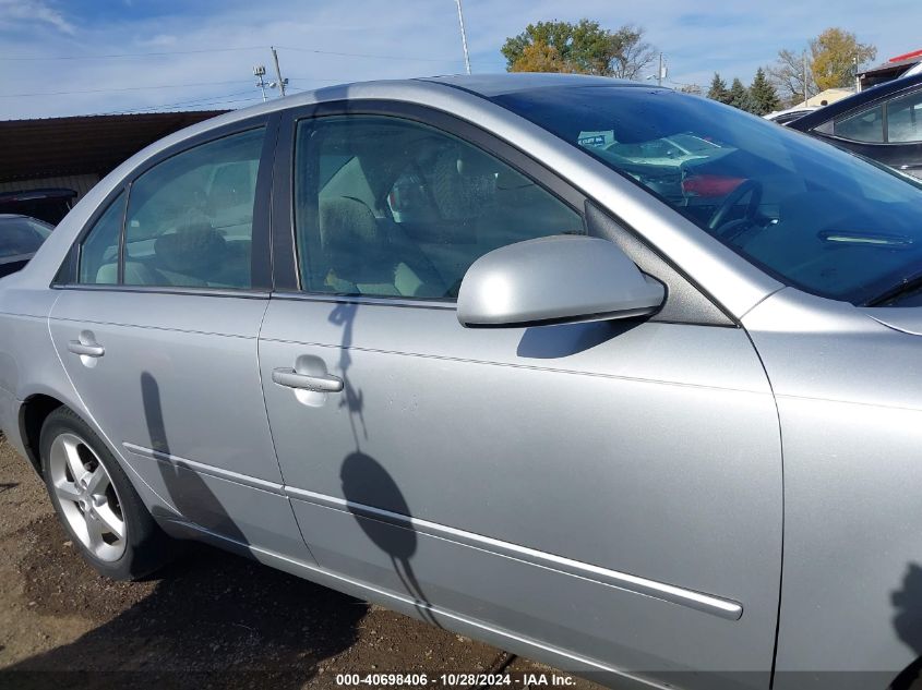 2007 Hyundai Sonata Limited/Se V6 VIN: 5NPEU46F87H223607 Lot: 40698406