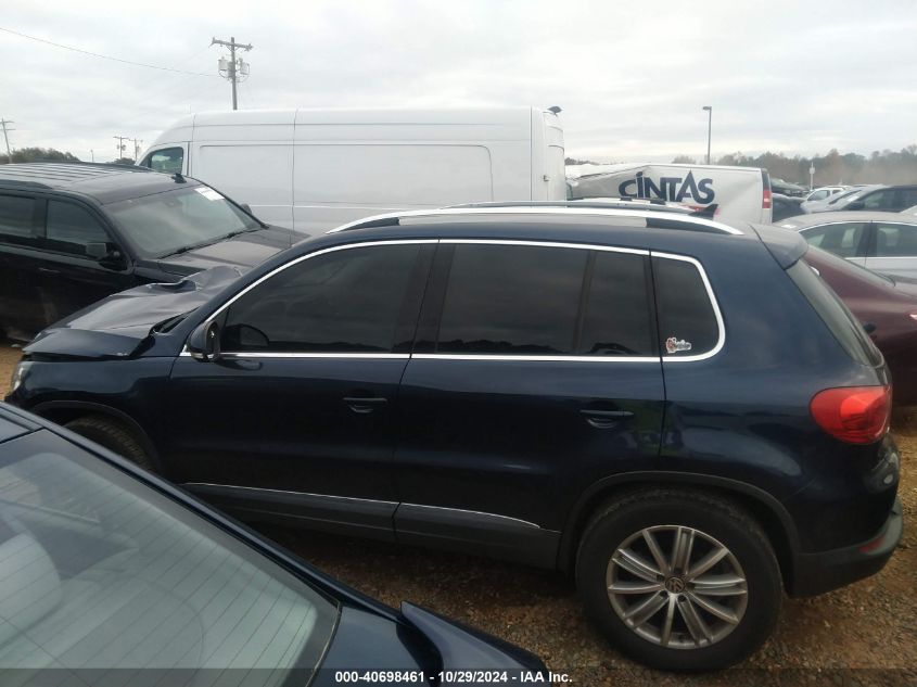 2012 Volkswagen Tiguan Se VIN: WVGAV7AX4CW514361 Lot: 40698461