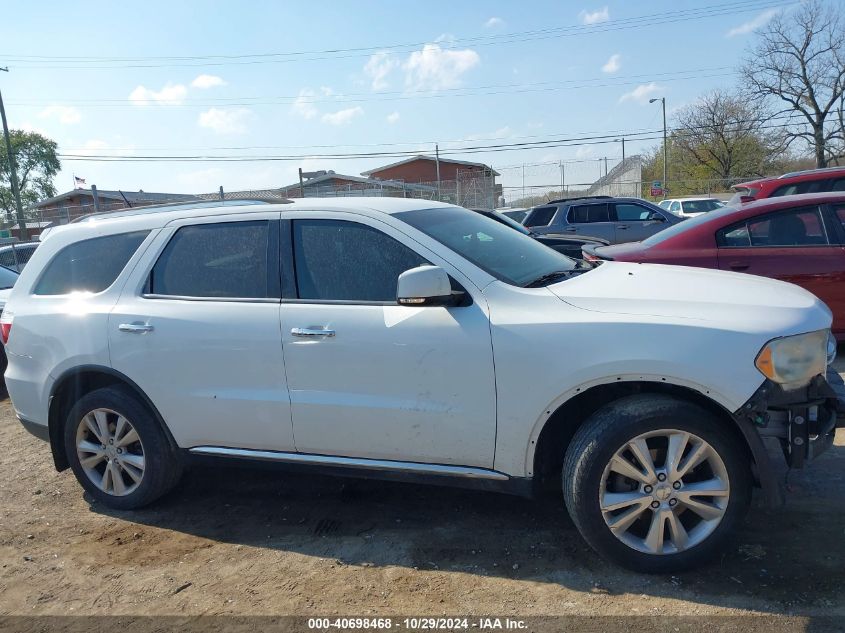 2013 Dodge Durango Crew VIN: 1C4RDHDG7DC539737 Lot: 40698468