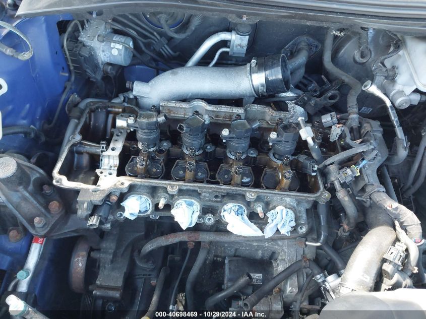 2013 Hyundai Veloster Turbo W/Black VIN: KMHTC6AE3DU153791 Lot: 40698469