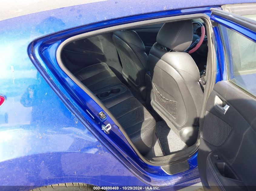 2013 Hyundai Veloster Turbo W/Black VIN: KMHTC6AE3DU153791 Lot: 40698469