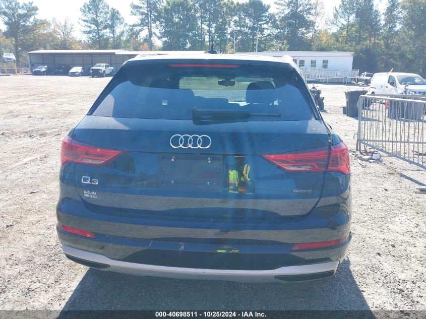 2020 Audi Q3 Premium 45 Tfsi Quattro Tiptronic VIN: WA1AECF39L1022788 Lot: 40698511