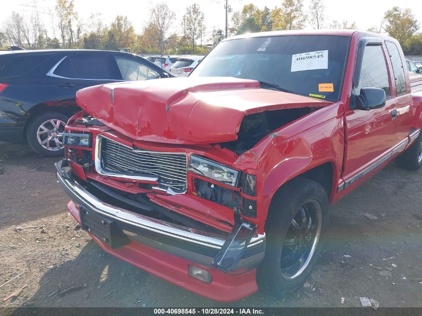 1997 GMC Sierra 1500 Sl Wideside VIN: 2GTEC19R4V1558627 Lot: 40698545