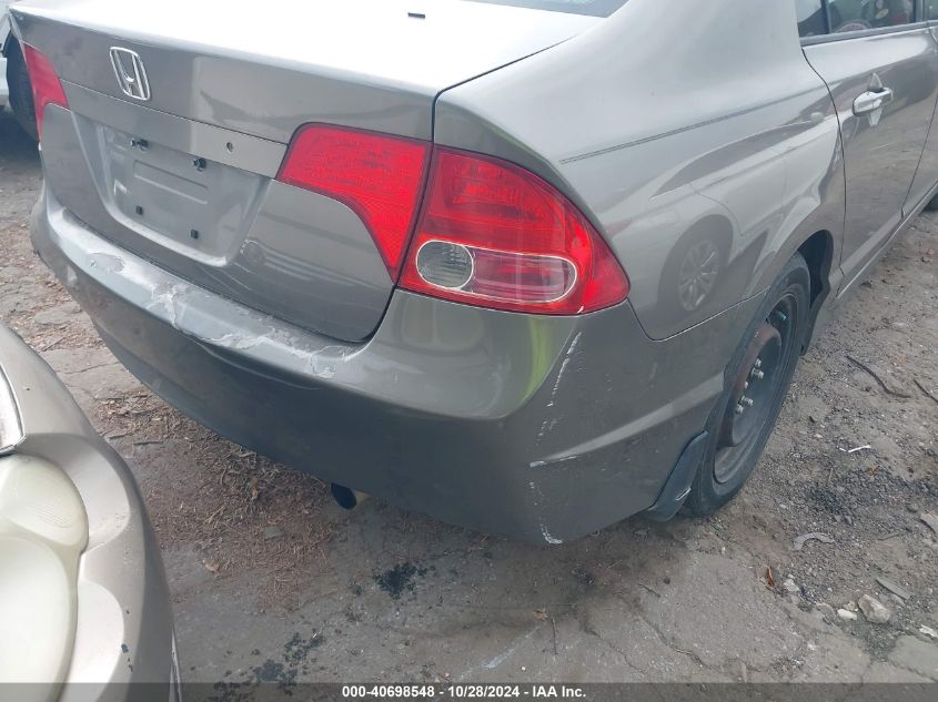 2008 Honda Civic Lx VIN: 2HGFA16578H340531 Lot: 40698548