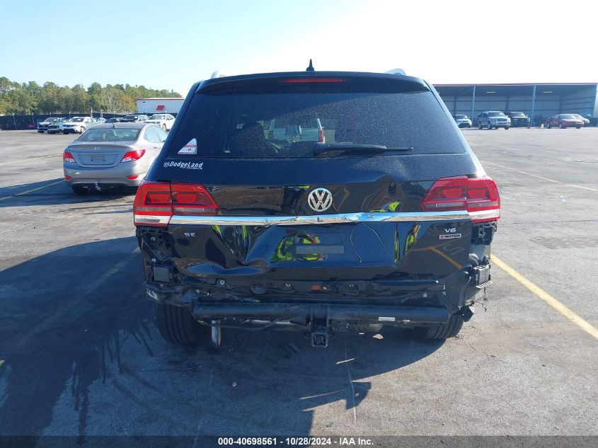 2019 Volkswagen Atlas 3.6L V6 Se VIN: 1V2LR2CA6KC600573 Lot: 40698561