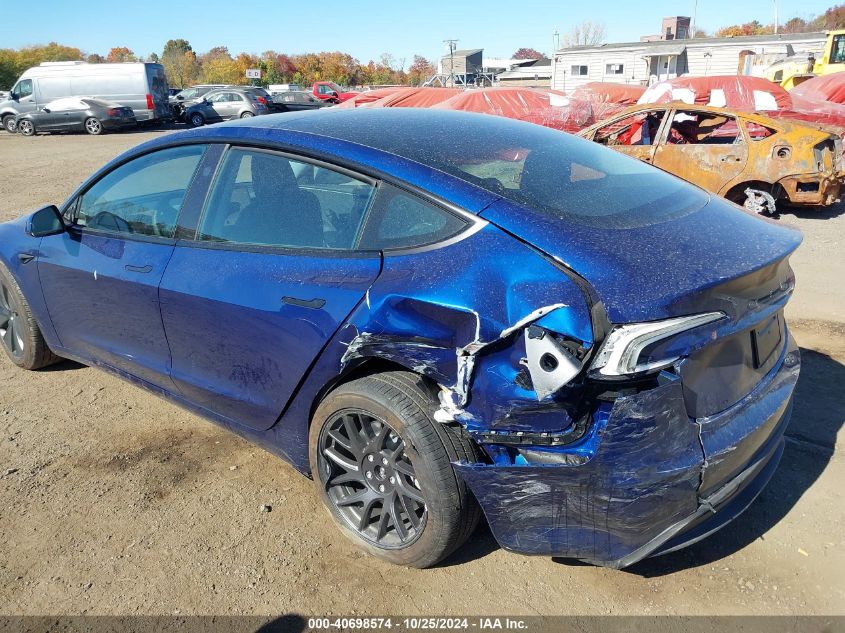 2024 Tesla Model 3 Long Range Dual Motor All-Wheel Drive VIN: 5YJ3E1EB1RF813148 Lot: 40698574