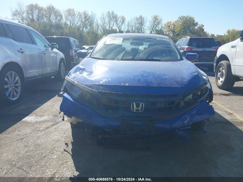 2019 Honda Civic Lx VIN: 2HGFC2F60KH587308 Lot: 40698578