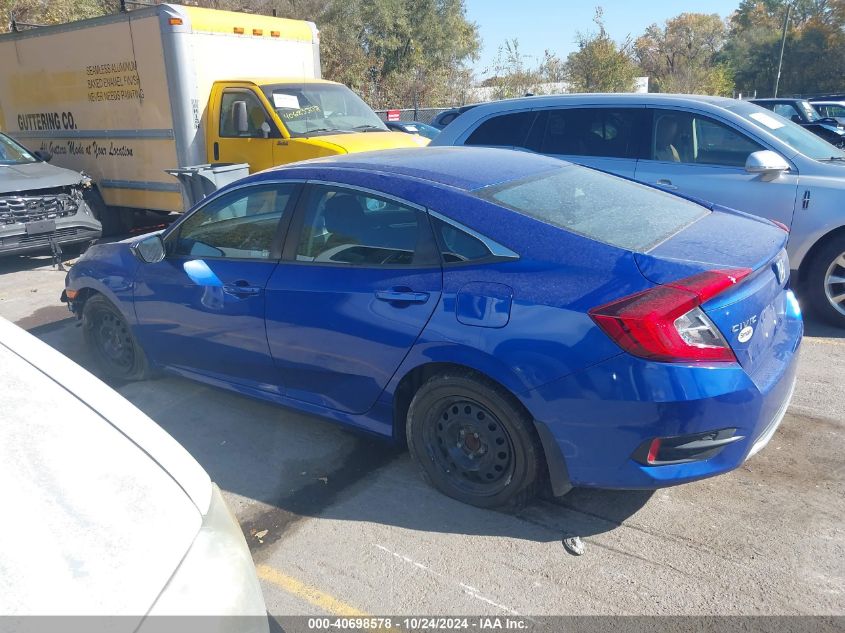 2019 Honda Civic Lx VIN: 2HGFC2F60KH587308 Lot: 40698578