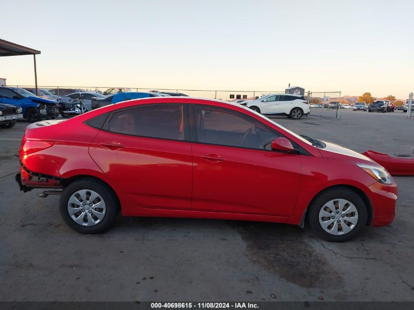 2016 Hyundai Accent Se VIN: KMHCT4AE7GU046638 Lot: 40698615