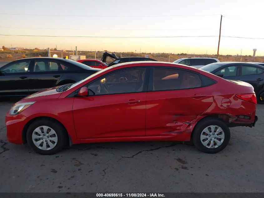 2016 Hyundai Accent Se VIN: KMHCT4AE7GU046638 Lot: 40698615