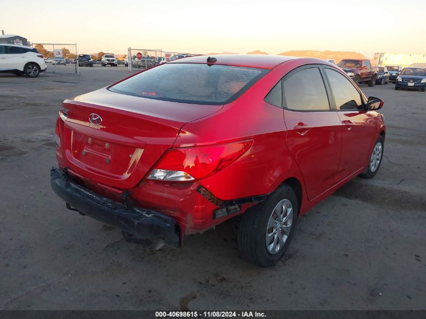 VIN KMHCT4AE7GU046638 2016 Hyundai Accent, SE no.4