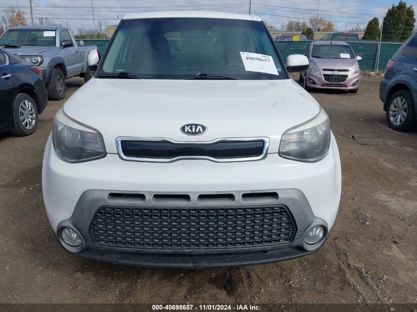 2016 Kia Soul + VIN: KNDJP3A56G7248766 Lot: 40698657