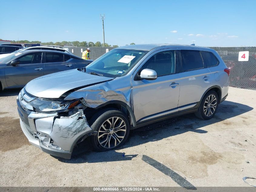 2017 Mitsubishi Outlander Se/Sel VIN: JA4AD3A38HZ041027 Lot: 40698665