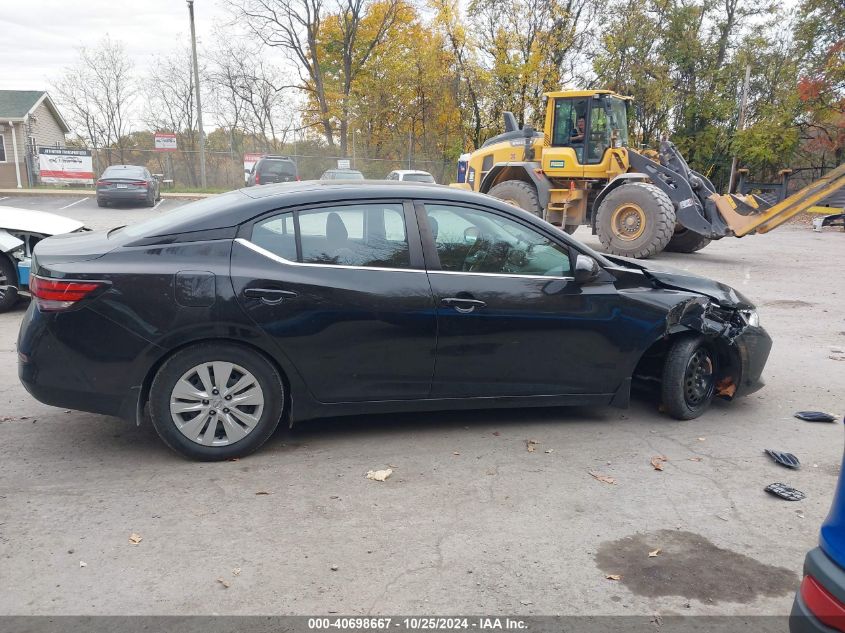 2020 Nissan Sentra S Xtronic Cvt VIN: 3N1AB8BV4LY274417 Lot: 40698667