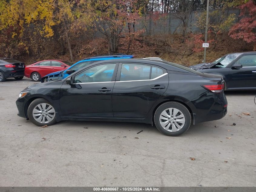 2020 Nissan Sentra S Xtronic Cvt VIN: 3N1AB8BV4LY274417 Lot: 40698667