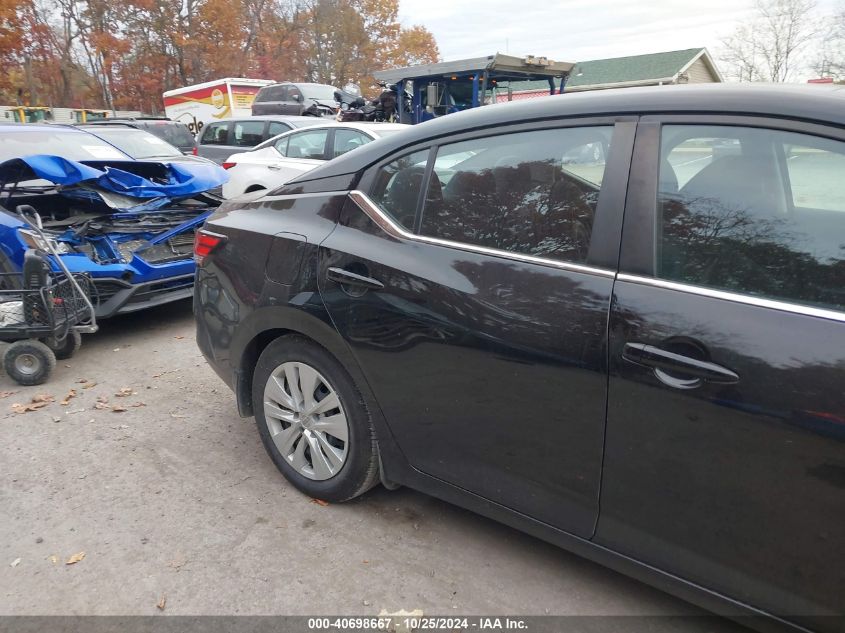 2020 Nissan Sentra S Xtronic Cvt VIN: 3N1AB8BV4LY274417 Lot: 40698667