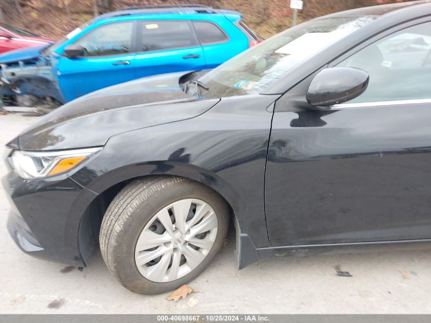 2020 Nissan Sentra S Xtronic Cvt VIN: 3N1AB8BV4LY274417 Lot: 40698667