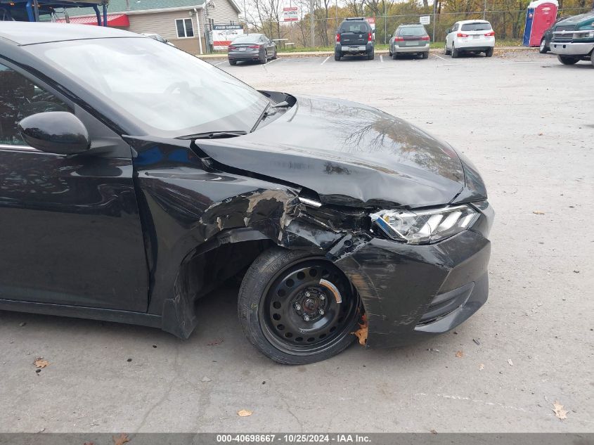 2020 Nissan Sentra S Xtronic Cvt VIN: 3N1AB8BV4LY274417 Lot: 40698667