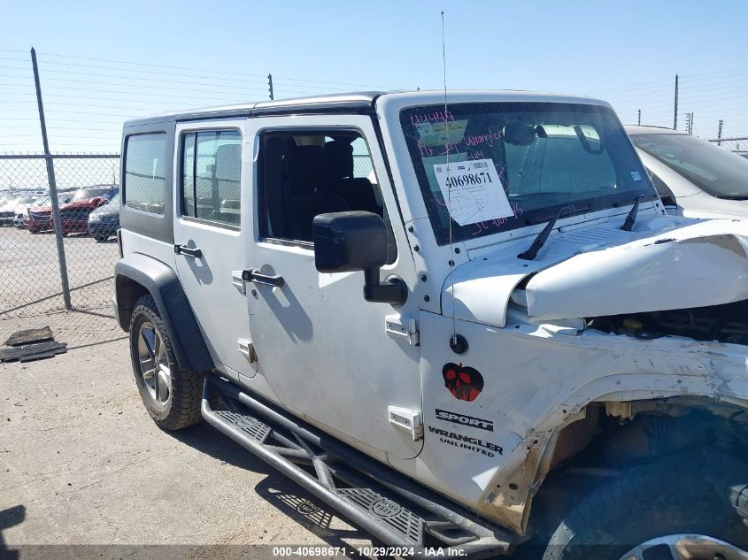 2016 Jeep Wrangler Unlimited Sport Rhd VIN: 1C4BJWKG6GL315798 Lot: 40698671