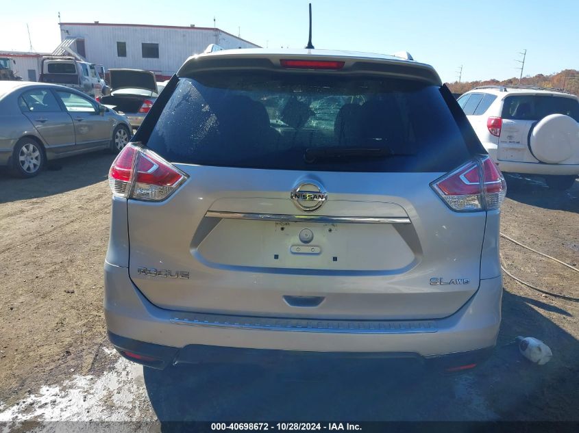 2016 Nissan Rogue Sl VIN: KNMAT2MV6GP735855 Lot: 40698672