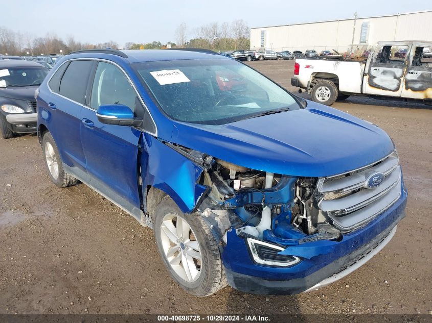 2018 Ford Edge Sel VIN: 2FMPK4J89JBB09962 Lot: 40698725