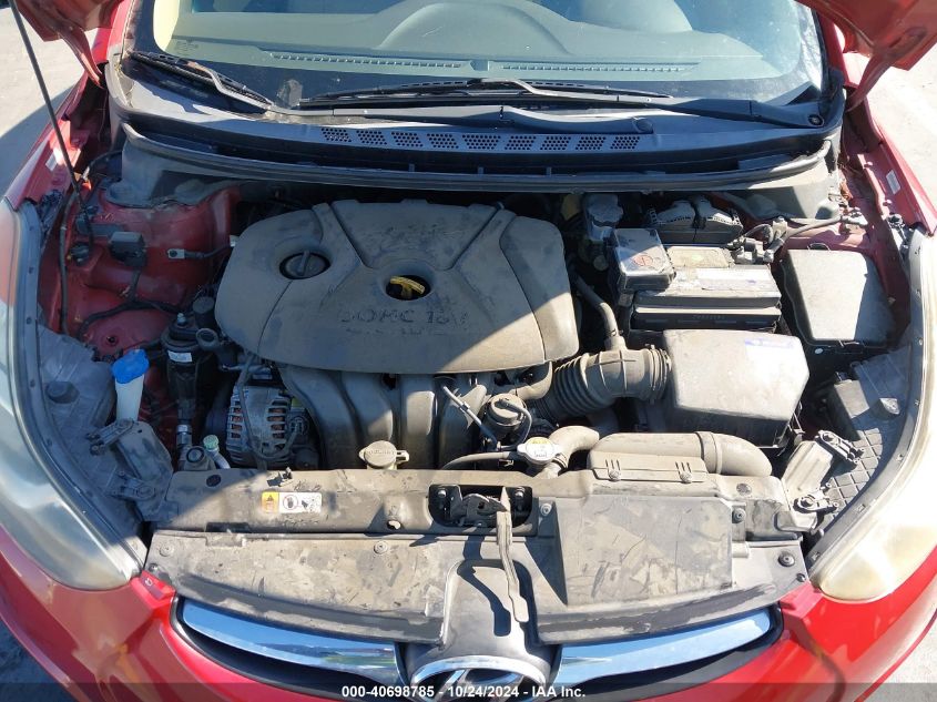 2012 Hyundai Elantra Gls (Ulsan Plant) VIN: KMHDH4AE7CU321473 Lot: 40698785