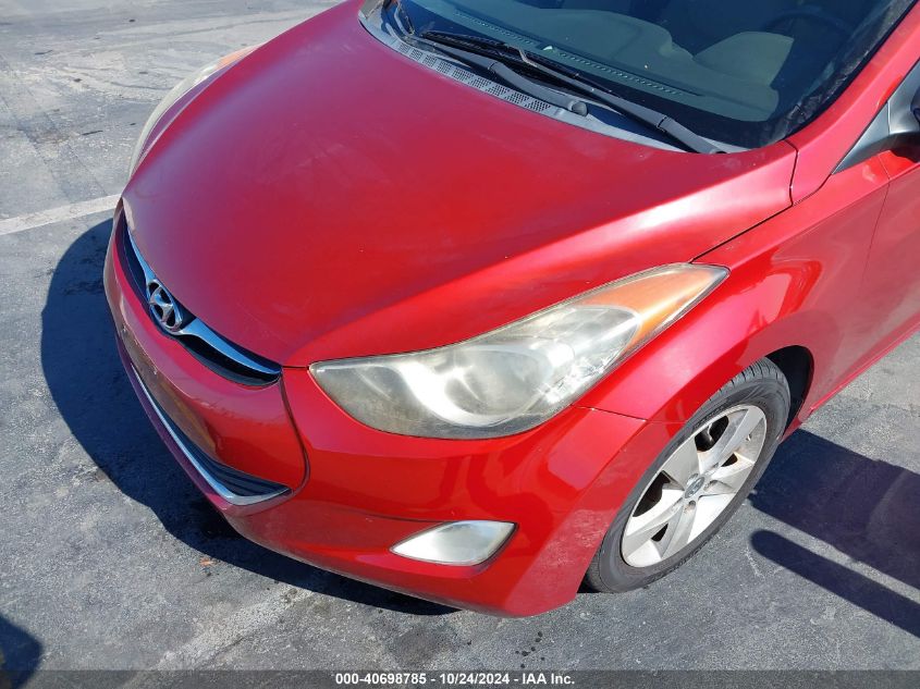 2012 Hyundai Elantra Gls (Ulsan Plant) VIN: KMHDH4AE7CU321473 Lot: 40698785