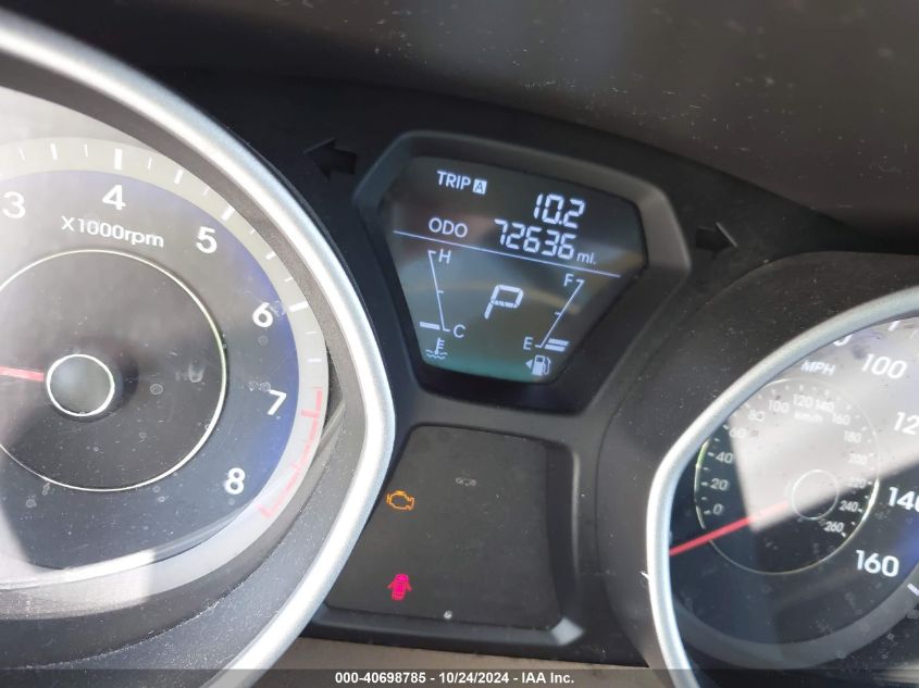 2012 Hyundai Elantra Gls (Ulsan Plant) VIN: KMHDH4AE7CU321473 Lot: 40698785