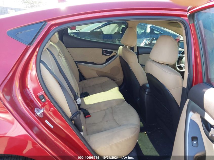 2012 Hyundai Elantra Gls (Ulsan Plant) VIN: KMHDH4AE7CU321473 Lot: 40698785