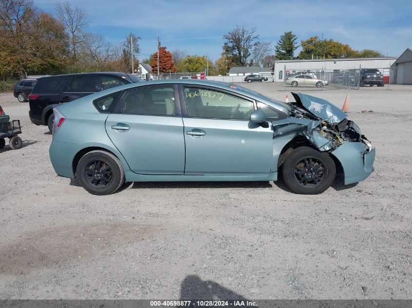 2013 Toyota Prius Three VIN: JTDKN3DU6D1717785 Lot: 40698877