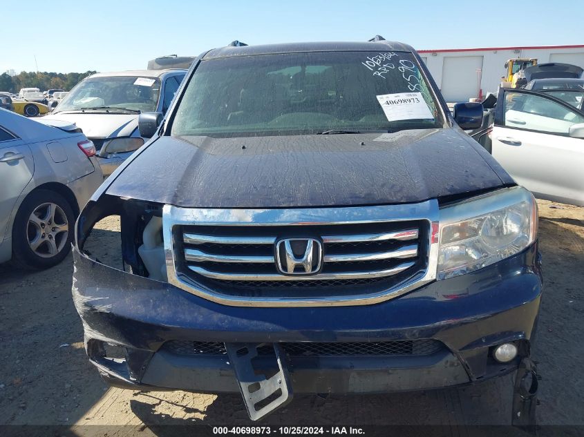 2014 Honda Pilot Ex-L VIN: 5FNYF4H61EB038590 Lot: 40698973