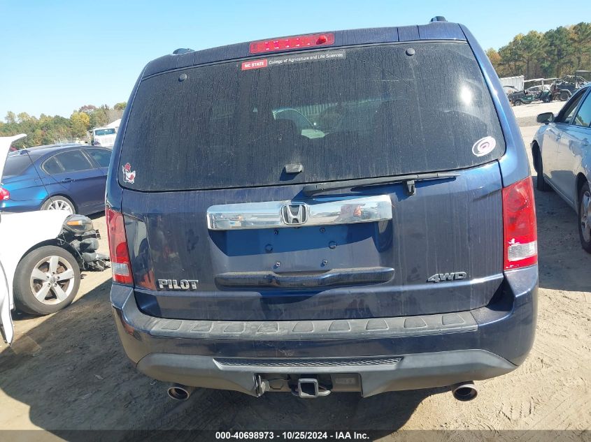 2014 Honda Pilot Ex-L VIN: 5FNYF4H61EB038590 Lot: 40698973