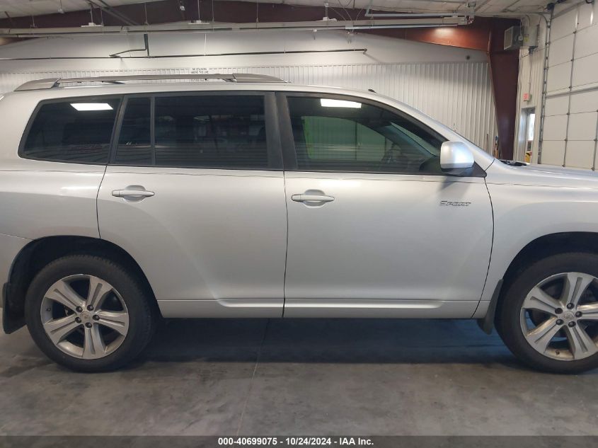 2008 Toyota Highlander Sport VIN: JTEES43A882020262 Lot: 40699075