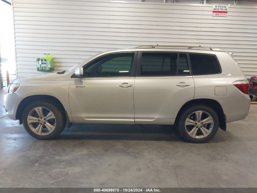 2008 Toyota Highlander Sport VIN: JTEES43A882020262 Lot: 40699075