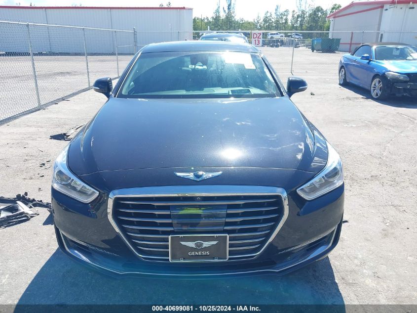 2018 Genesis G90 3.3T Premium VIN: KMHG34JA2JU042454 Lot: 40699081