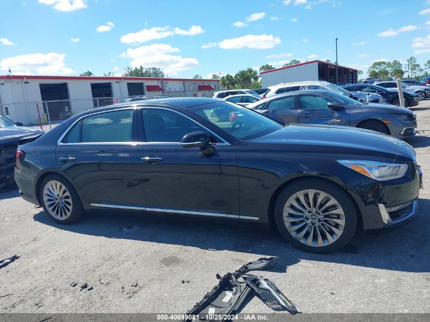 2018 Genesis G90 3.3T Premium VIN: KMHG34JA2JU042454 Lot: 40699081