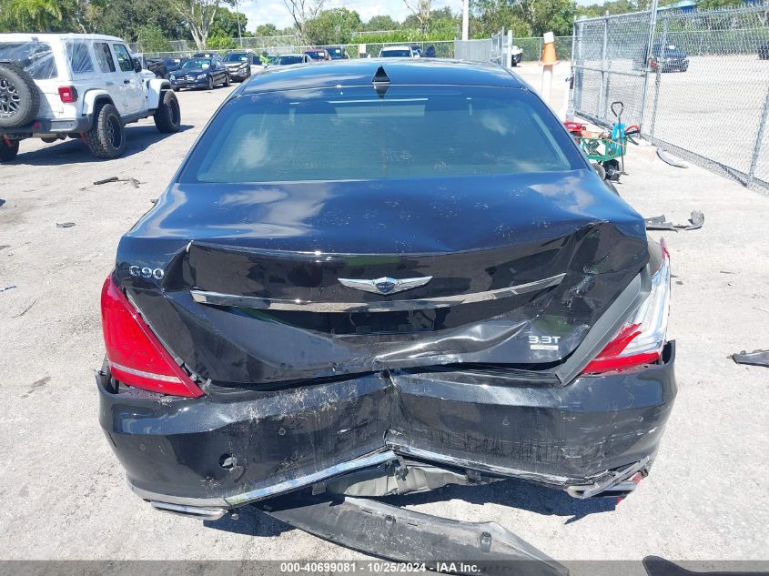 2018 Genesis G90 3.3T Premium VIN: KMHG34JA2JU042454 Lot: 40699081