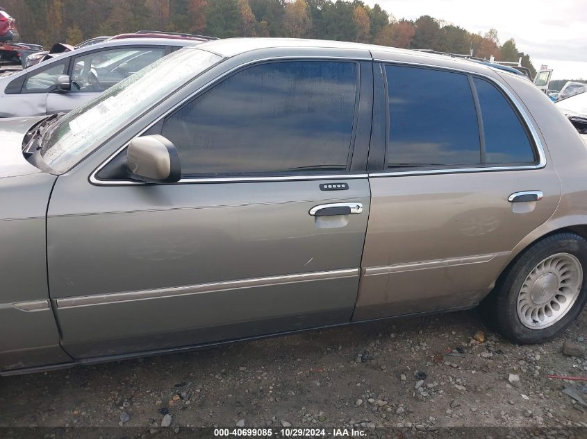 2001 Mercury Grand Marquis Ls VIN: 2MEFM75W01X634446 Lot: 40699085