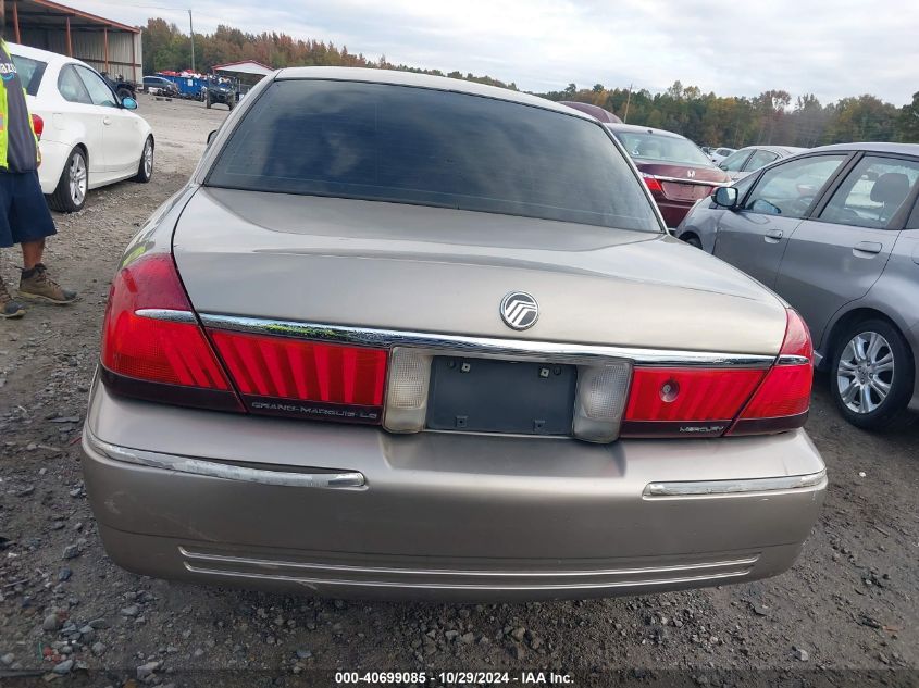 2001 Mercury Grand Marquis Ls VIN: 2MEFM75W01X634446 Lot: 40699085