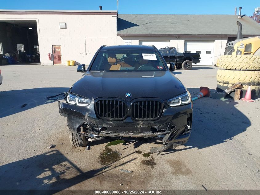 2023 BMW X3 xDrive30I VIN: 5UX53DP04P9S20059 Lot: 40699088