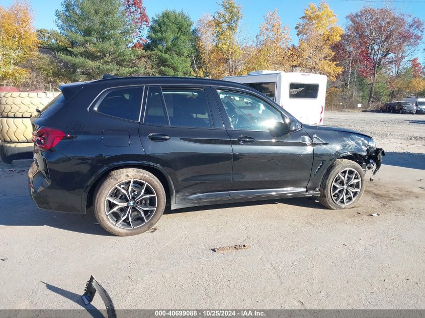 2023 BMW X3 xDrive30I VIN: 5UX53DP04P9S20059 Lot: 40699088