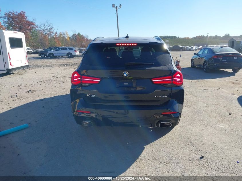 2023 BMW X3 xDrive30I VIN: 5UX53DP04P9S20059 Lot: 40699088