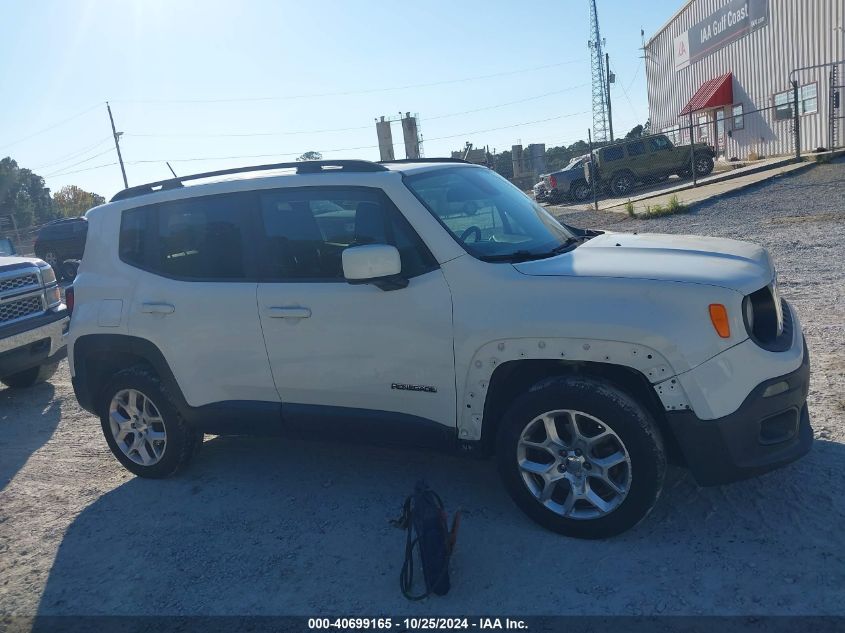 2017 Jeep Renegade Latitude 4X4 VIN: ZACCJBBB0HPF62202 Lot: 40699165