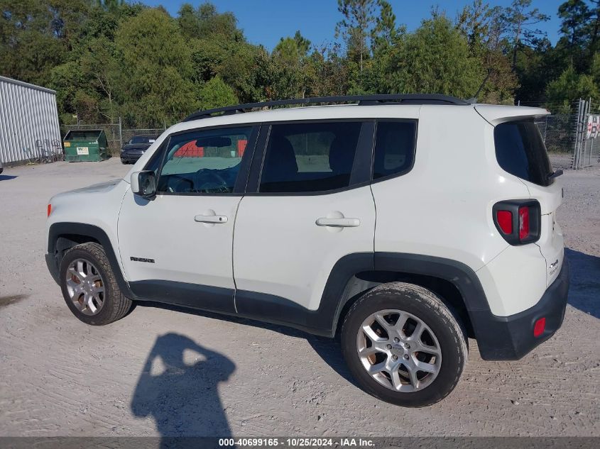 2017 Jeep Renegade Latitude 4X4 VIN: ZACCJBBB0HPF62202 Lot: 40699165