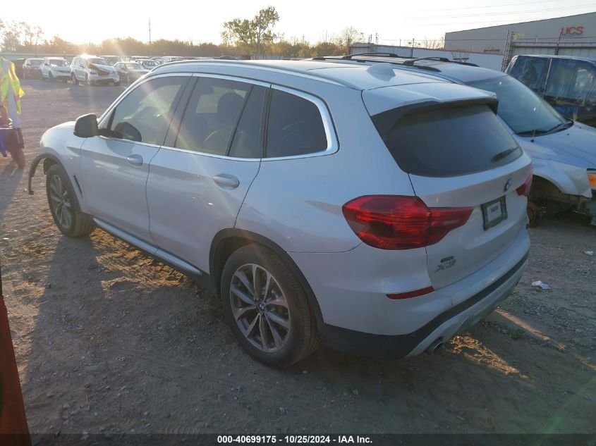 VIN 5UXTR7C57KLF36613 2019 BMW X3, Sdrive30I no.3