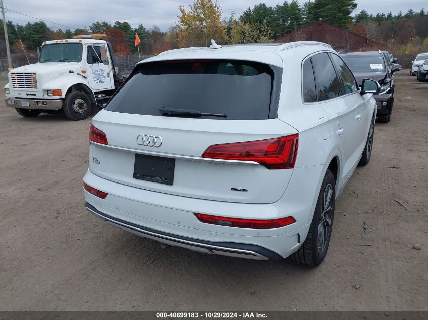 2021 Audi Q5 Premium Plus 45 Tfsi Quattro S Tronic VIN: WA1BAAFY2M2007951 Lot: 40699183