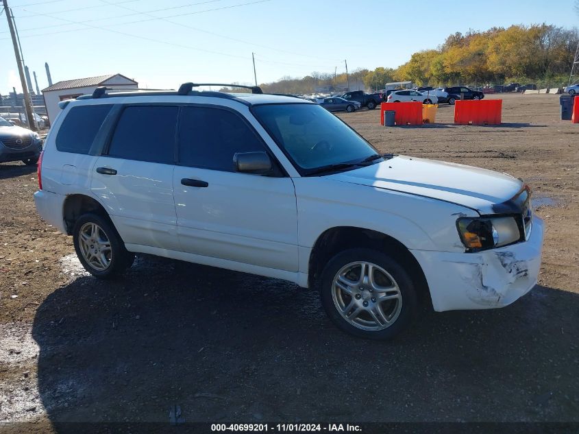 2003 Subaru Forester Xs VIN: JF1SG656X3H743118 Lot: 40699201